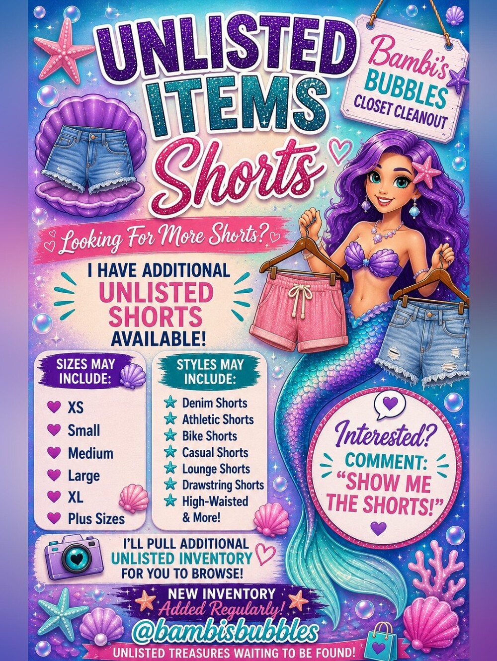 🍸UNLISTED ITEMS FOR LIVE Shorts